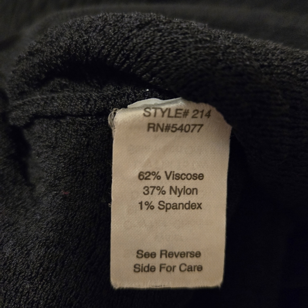 CAbi Black Textured A-Line Skirt - Picture 6 of 6